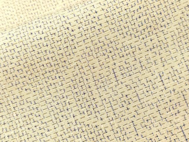 平和屋着物■上質な紬 幾何学文 正絹 逸品 CABJ3382ev