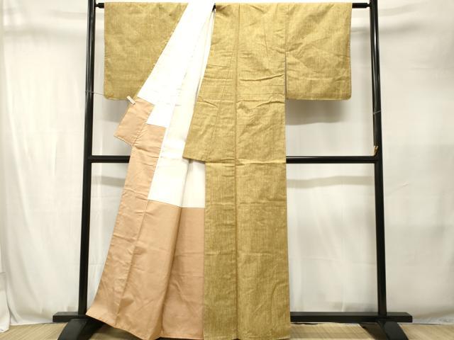 平和屋着物■上質な紬 霞文 正絹 逸品 CABJ3419ev