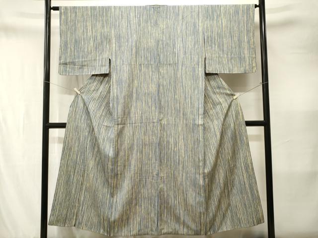 平和屋着物■上質な小紋 縞 正絹 逸品 CABJ3427ev