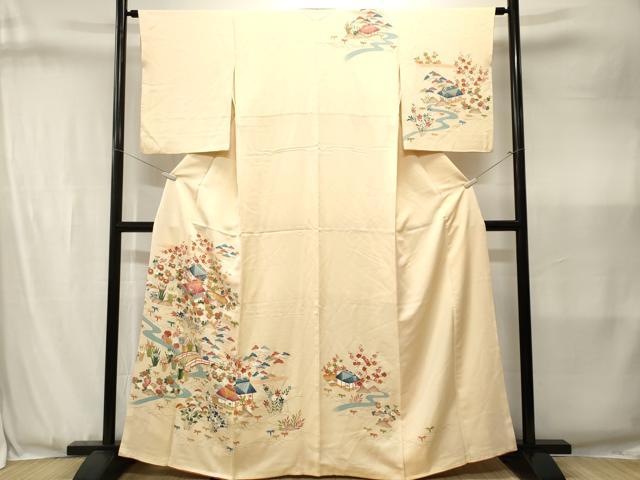 平和屋着物■訪問着 松竹梅御所解文 正絹 逸品 CABJ3429ev