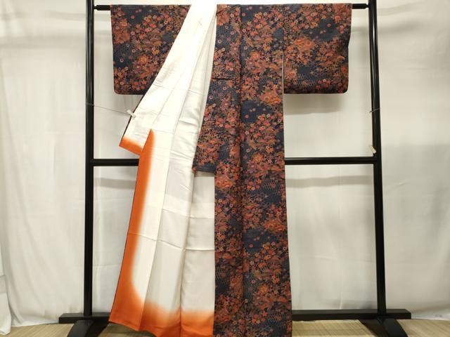 平和屋着物■上質な小紋 鳳凰松竹梅吉祥文 正絹 逸品 CABJ3461ev