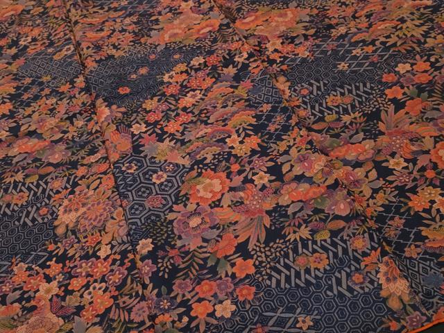 平和屋着物■上質な小紋 鳳凰松竹梅吉祥文 正絹 逸品 CABJ3461ev