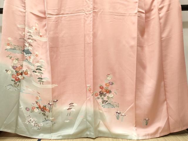 平和屋着物■訪問着 御所解文 暈し染め 金彩 正絹 逸品 CABJ3474ev