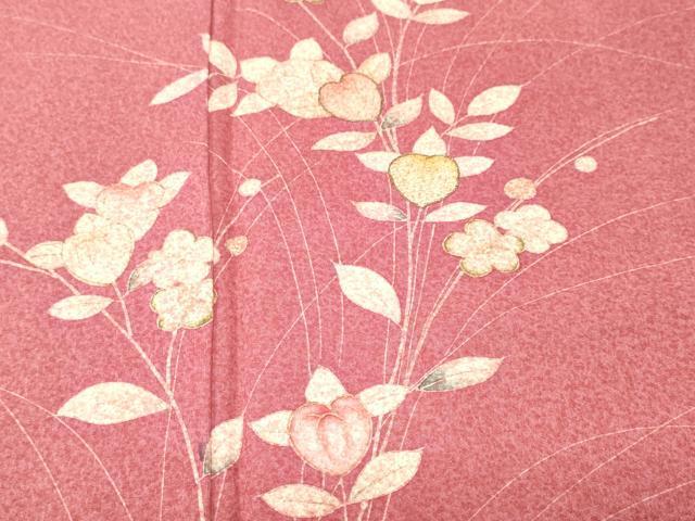平和屋着物■訪問着 駒刺繍 枝橘文 金彩 正絹 逸品 CABJ3487ev