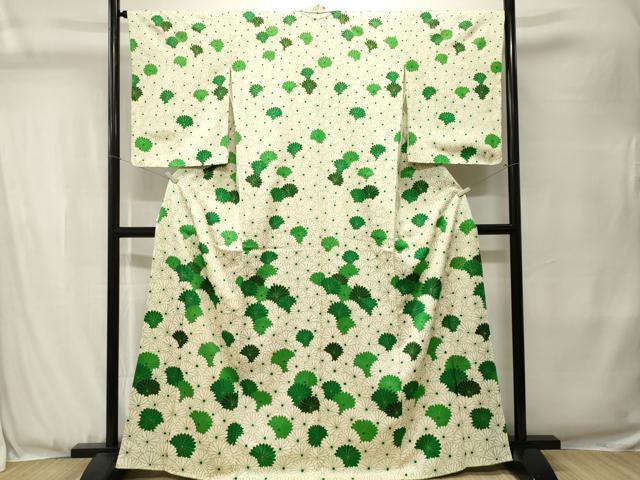 平和屋着物■色留訪問着 菊尽くし文 金彩 正絹 逸品 CABJ3491ev