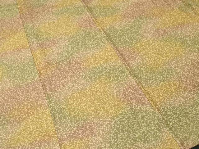 平和屋着物■上質な小紋 霞霰文 暈し染め 正絹 逸品 CABJ3494ev