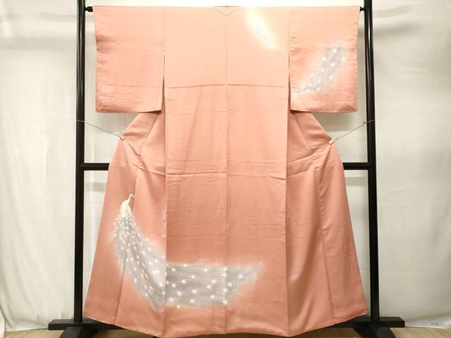 平和屋着物■訪問着 孔雀文 暈し染め 金彩 正絹 逸品 CABJ3574ev