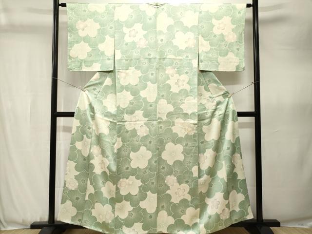 平和屋着物■上質な小紋 花尽くし文 正絹 逸品 CABJ3577ev