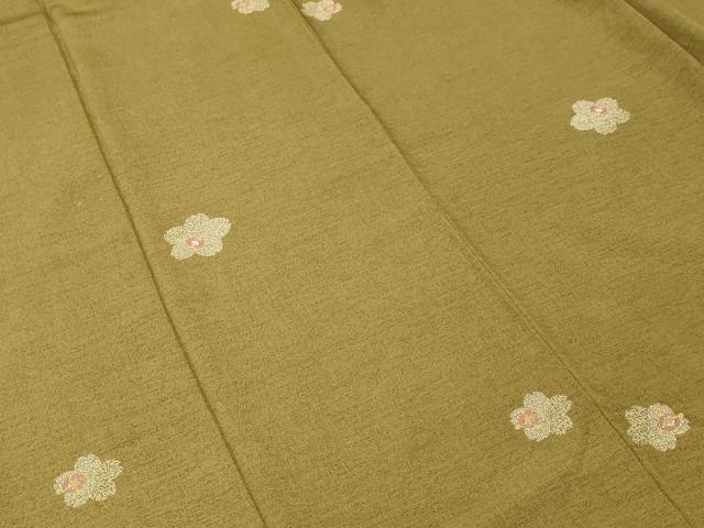 平和屋着物■上質な小紋 舞桜文 正絹 逸品 CABJ3580ev