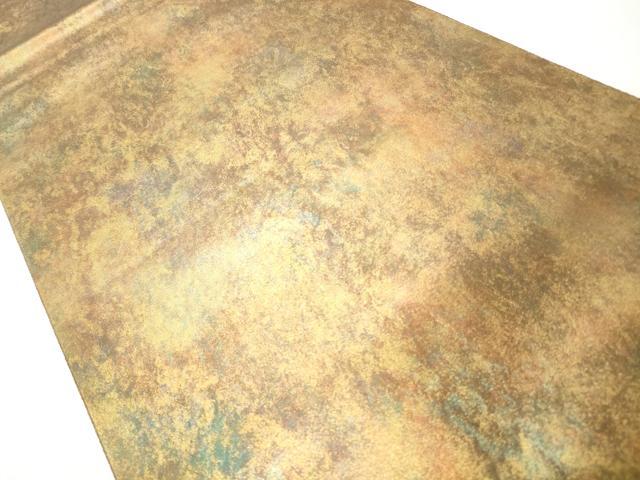 平和屋着物◎六通柄袋帯 霞文 引箔 正絹 逸品 CABJ3676qe