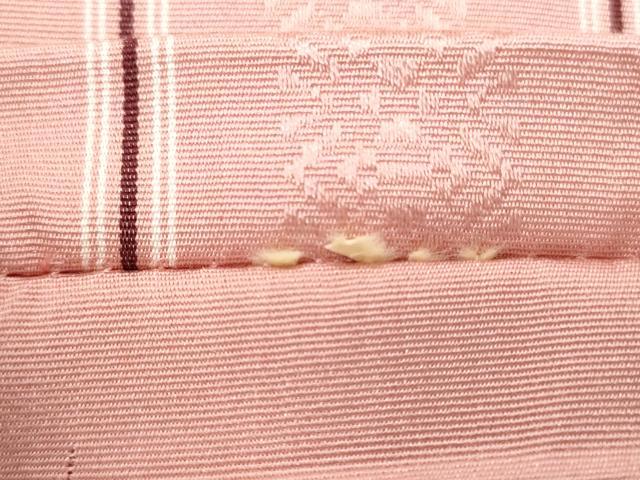 平和屋着物◎本場筑前博多織 半幅帯 献上 証紙付き 正絹 逸品 CABJ3691qe
