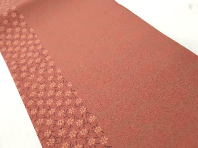 平和屋着物◎半幅帯 花間道 正絹 逸品 未使用 CABJ3698qe