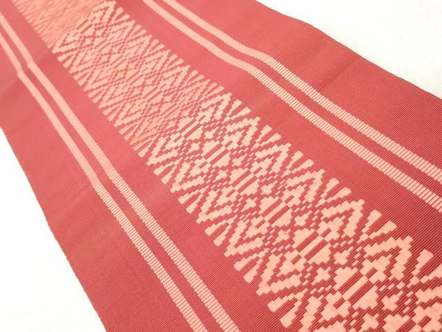 平和屋着物◎本場筑前博多織 半幅帯 献上 正絹 逸品 CABJ3701qe