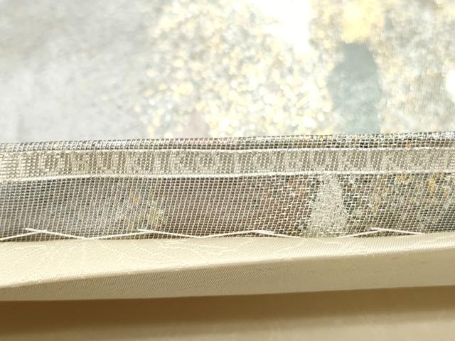 平和屋着物◎六通柄袋帯 箔散らし文 金銀糸 引箔 正絹 逸品 CABJ3776qe