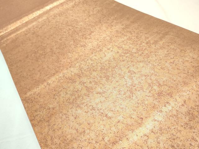 平和屋着物◎六通柄袋帯 霞文 引箔 正絹 逸品 未使用 CABJ3779qe