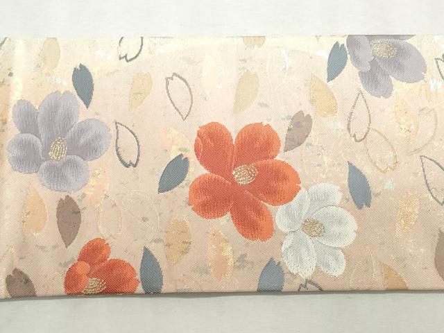 平和屋着物◎九寸名古屋帯 秀麗 金糸 引箔 正絹 逸品 CABJ3816qe