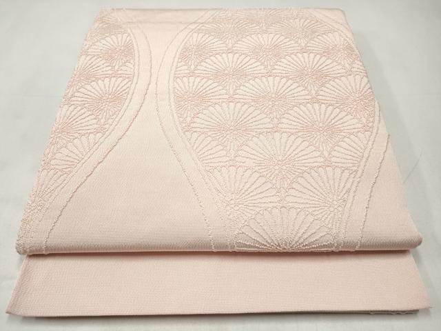 平和屋着物◎中国三大刺繍 相良刺繍 太鼓柄袋帯 立涌菊文 正絹 逸品 CABJ3842qe
