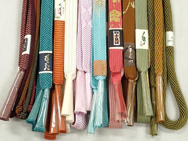 平和屋着物●和装小物 帯締め10本セット 高麗組 笹浪組 唐組 鎌倉組 TOKI志すい 礼装用 金糸 未使用 CABJ3872qe