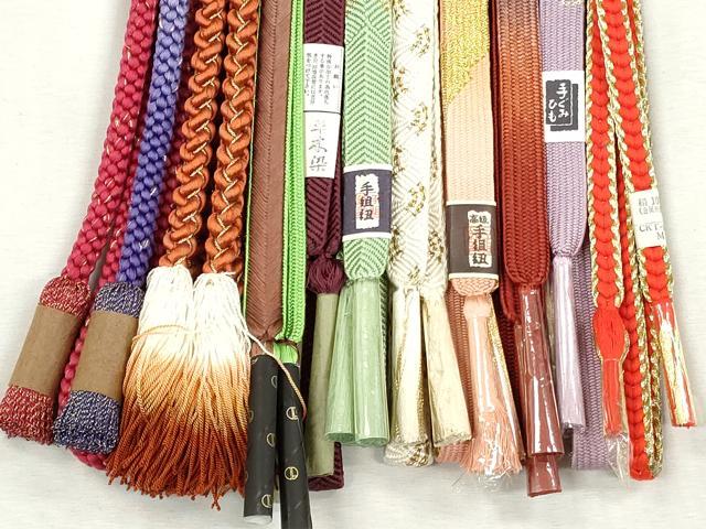 平和屋着物●和装小物 帯締め10本セット 高麗組 唐組 笹浪組 大和組 礼装用 金糸 逸品 未使用 CABJ3878qe