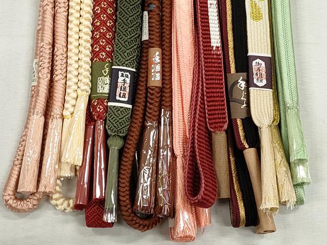 平和屋着物●和装小物 帯締め10本セット 高麗組 平源氏組 大和 金糸 三越扱い 逸品 未使用 CABJ3896qe