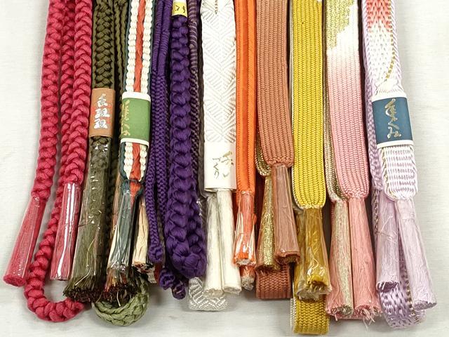 平和屋着物●和装小物 帯締め10本セット 高麗組 大和組 鴨川組 唐組 礼装用 金糸 逸品 未使用 CABJ3916qe