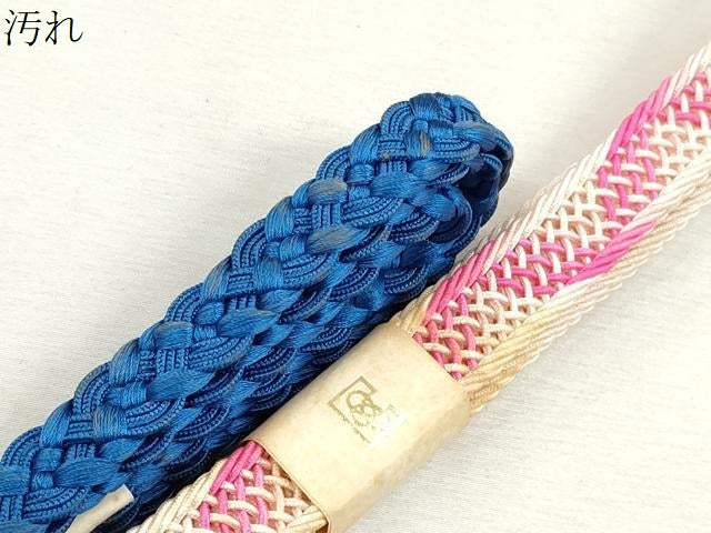 平和屋着物*夏物 和装小物 上質な帯締め10本セット レース織 丸組 逸品 未使用 CABJ3941qe