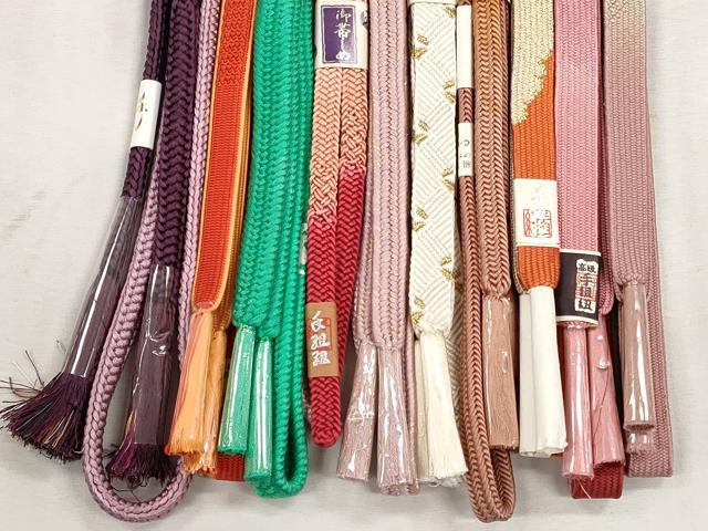 平和屋着物●和装小物 帯締め10本セット 高麗組 唐組 礼装用 金糸 逸品 未使用 CABJ3979qe