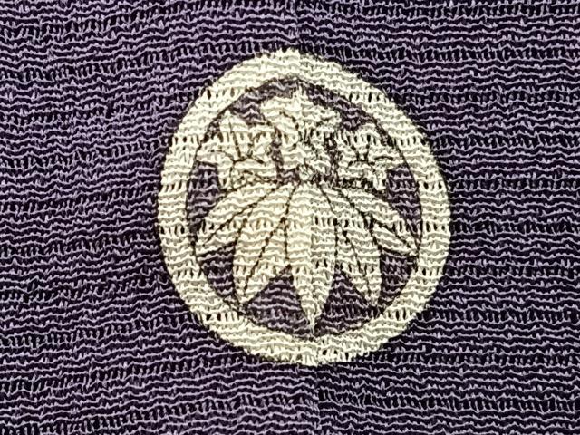 平和屋着物*夏物 本加賀友禅作家 白坂幸蔵 色無地 絽縮緬 濃鼠色 正絹 逸品 未使用 CABJ4009xi