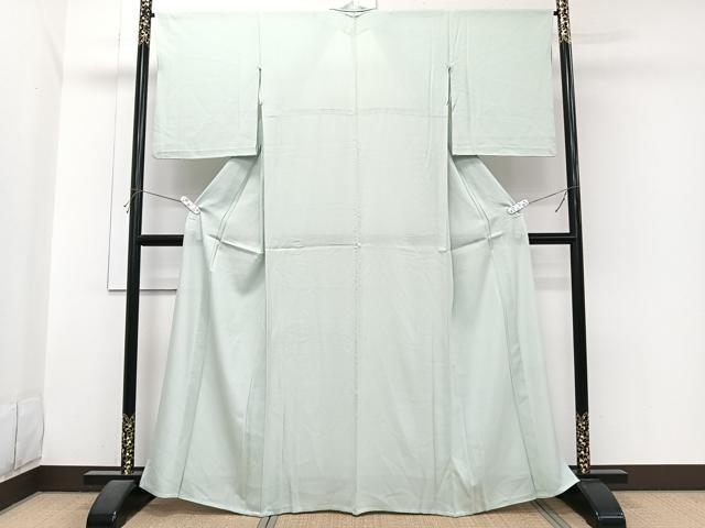 平和屋着物*夏物 色無地 絽 若芽色 正絹 逸品 CABJ4010xi