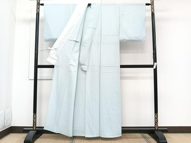 平和屋着物*夏物 色無地 絽 藍白色 正絹 逸品 未使用 CABJ4011xi