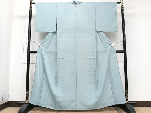平和屋着物*夏物 色無地 絽 浅縹色 正絹 逸品 CABJ4013xi