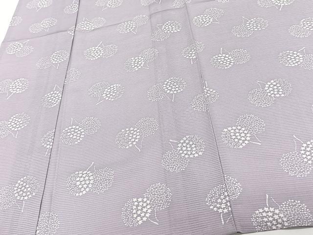 平和屋着物*夏物 小紋 絽 枝花文 正絹 逸品 CABJ4034xi
