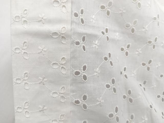 平和屋着物*夏物 長襦袢 総レース 繋ぎ花文 白色 CABJ4039xi
