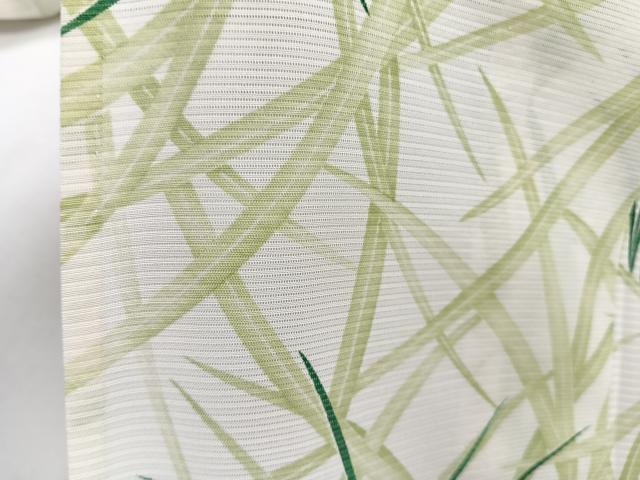 平和屋着物*夏物 小紋 絽 草花文 正絹 逸品 CABJ4040xi