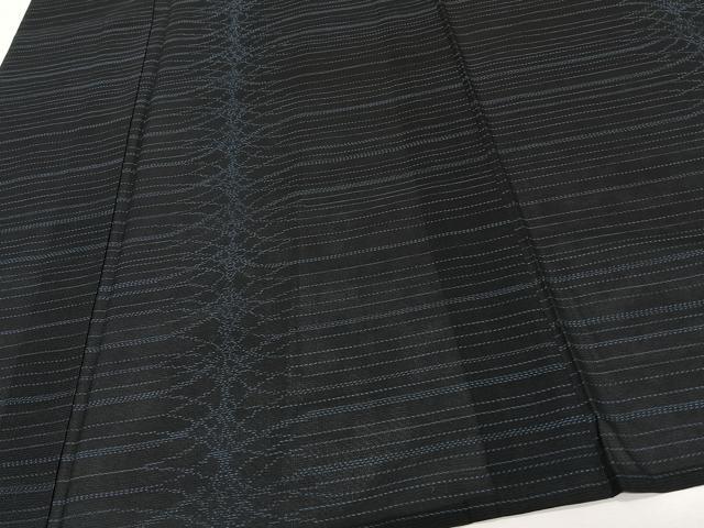平和屋着物*夏物 本場大島紬 夏大島 横段文 正絹 逸品 CABJ4045xi