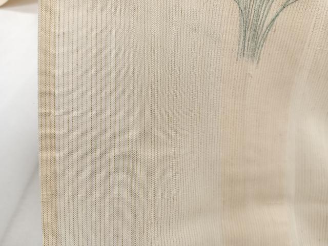 平和屋着物*夏物 訪問着 紗紬 刺繍 稲穂 高島屋扱い 正絹 逸品 未使用 CABJ4046xi