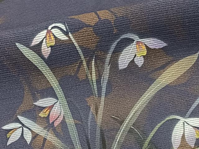 平和屋着物*夏物 訪問着 絽 草花文 正絹 逸品 CABJ4050xi