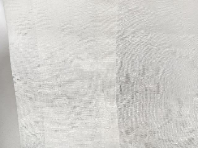 平和屋着物*夏物 長襦袢 越谷本麻紋紗 白色 反端付き 麻 逸品 未使用 CABJ4052xi