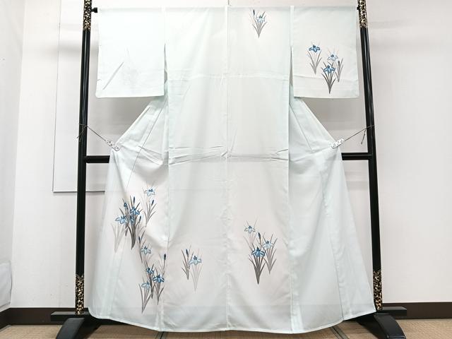 平和屋着物*夏物 訪問着 絽 草花文 洗える着物 CABJ4083xi
