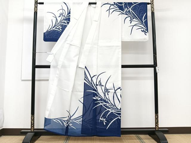 平和屋着物*夏物 訪問着 絽 草花文 洗える着物 CABJ4084xi