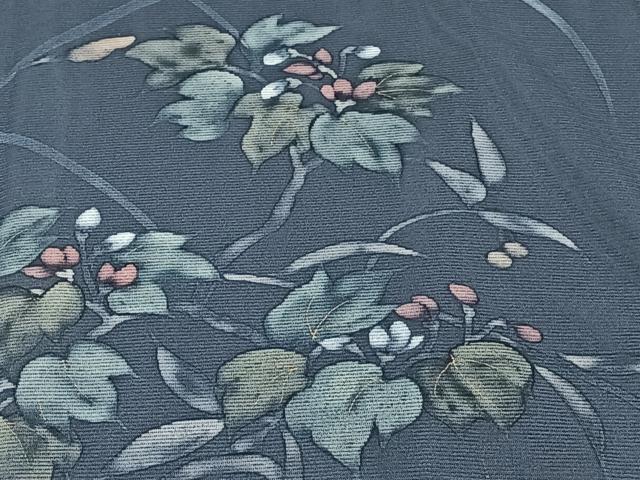 平和屋着物*夏物 訪問着 絽 ろうけつ染め 枝草花文 金彩 三越扱い 正絹 逸品 未使用 CABJ4097xi