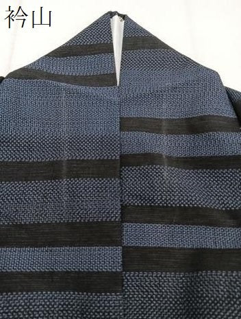 平和屋着物*夏物 紗紬 100亀甲 横段紋紗 正絹 逸品 CABJ4109xi