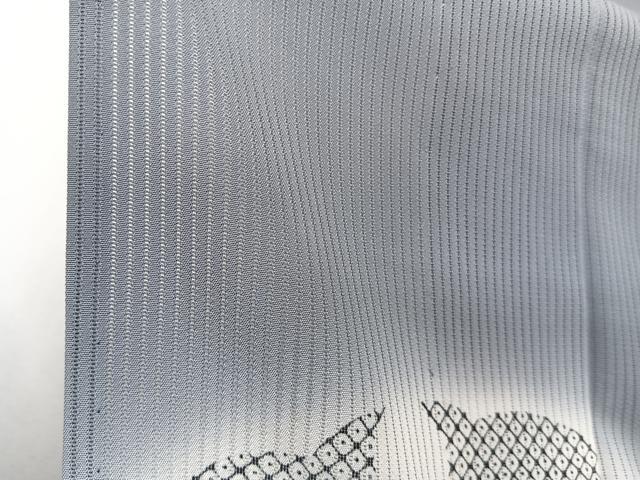 平和屋着物*夏物 訪問着 縦絽 雪輪箔散らし 暈し染め 正絹 逸品 CABJ4110xi