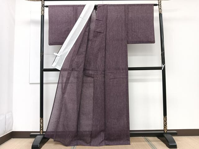 平和屋着物*夏物 紗紬 縞 正絹 逸品 CABJ4114xi