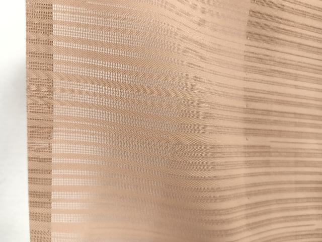 平和屋着物*洗える最高級着物 <英>はなぶさ謹製 夏物 色無地 変わり絽 江戸茶色 洗える着物 CABJ4144xi