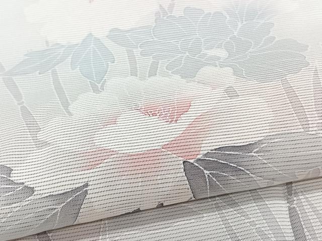 平和屋着物*夏物 訪問着 絽 鴛鴦船花文 金銀彩 正絹 逸品 未使用 CABJ4152xi