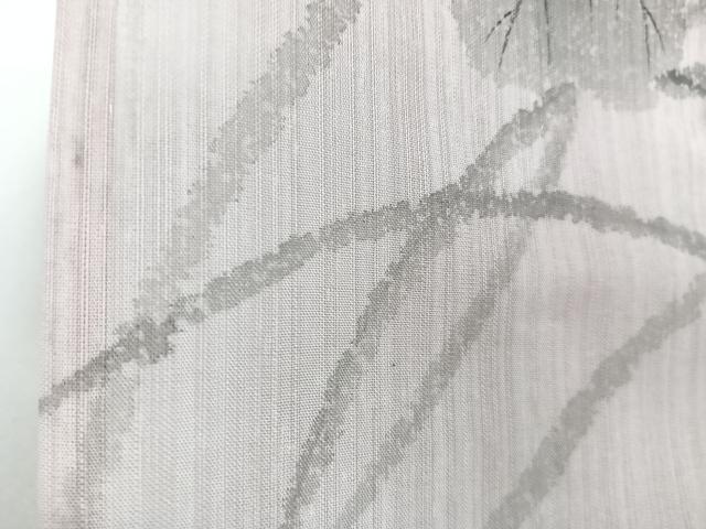 平和屋着物*夏物 訪問着 紗 手描き 白鷺葡萄蔦の葉文 洗える着物 CABJ4158xi