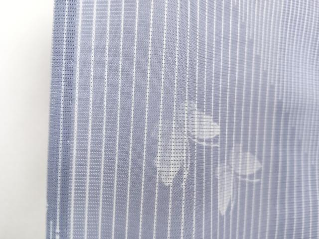 平和屋着物*夏物 小紋 絽 舞蝶文 洗える着物 未使用 CABJ4165xi
