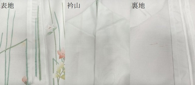 平和屋着物*夏物 訪問着 絽 枝草花文 洗える着物 CABJ4180xi