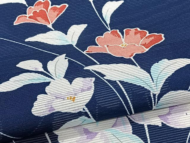 平和屋着物*夏物 訪問着 絽 枝草花文 洗える着物 CABJ4181xi